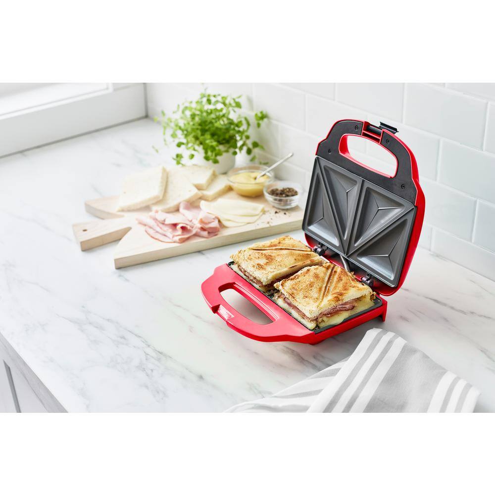 GreenLife Electric Red Sandwich Pro with Non-Stick Coating CC004776-001