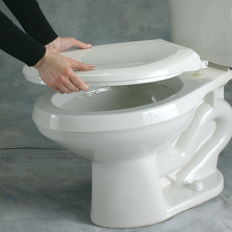 TOILET SEAT RND WD WH