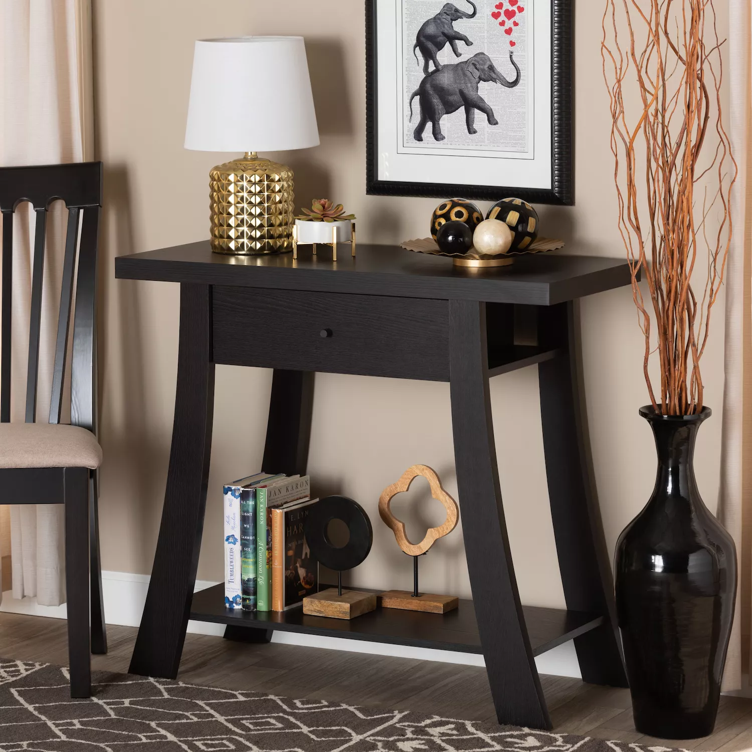 Baxton Studio Herman Console Table