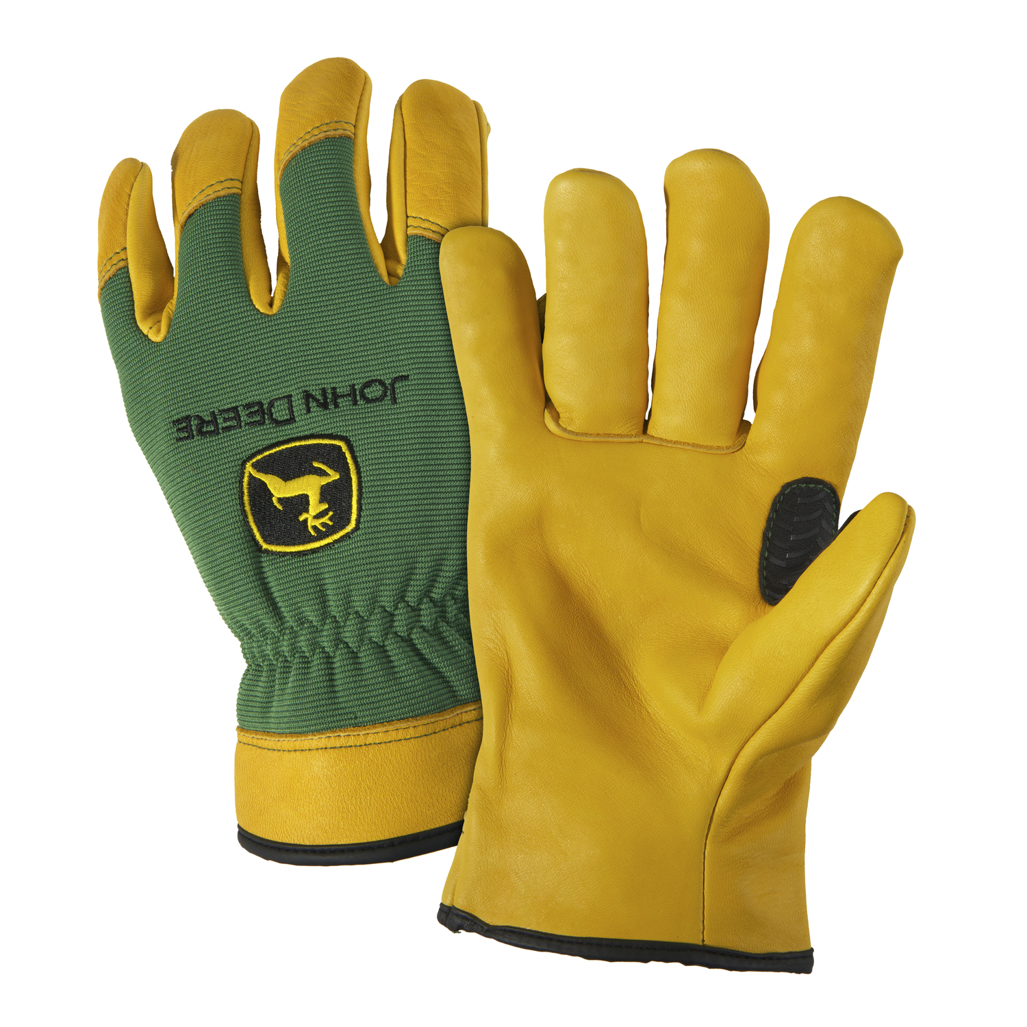 West Chester John Deere Unisex Work Gloves Green/Yellow XL 1 pair