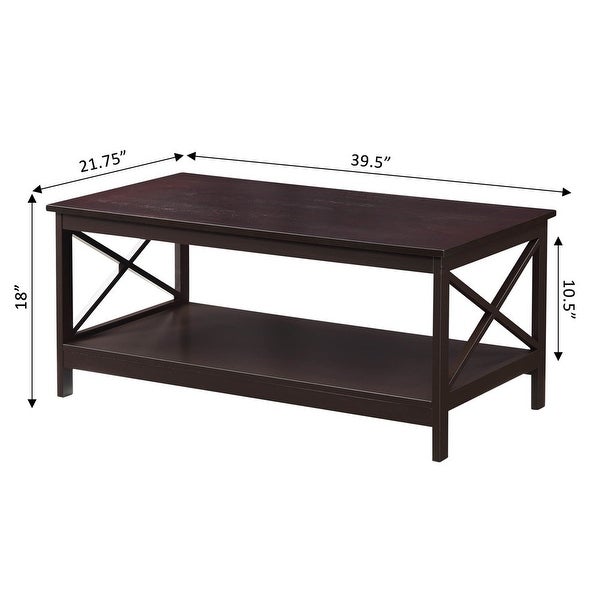 Oxford Coffee Table with Shelf