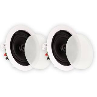 Theater Solutions by Goldwood In-Ceiling Speakers Home Theater Surround Sound Pair TS50C