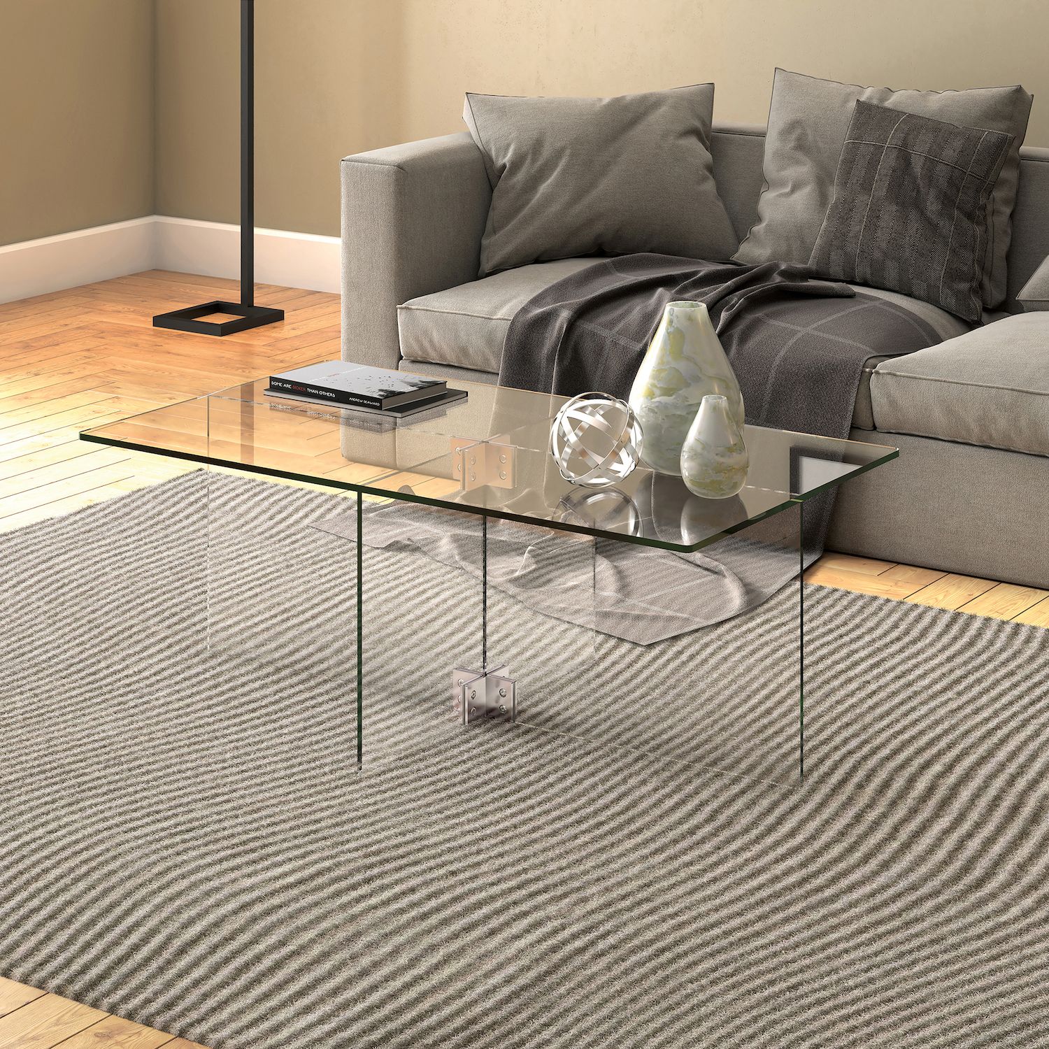 Finley and Sloane Gehry Rectangular Coffee Table