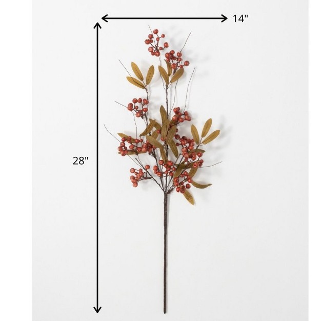 Sullivans Berry Leaf Artificial Stem 28