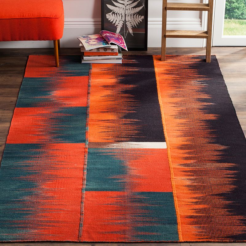 Safavieh Kilim Naomi Abstract Wool Rug