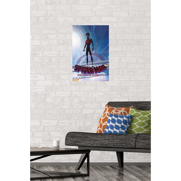 Trends International Marvel Spider man Across The Spider verse Miles Morales Unframed Wall Poster Prints