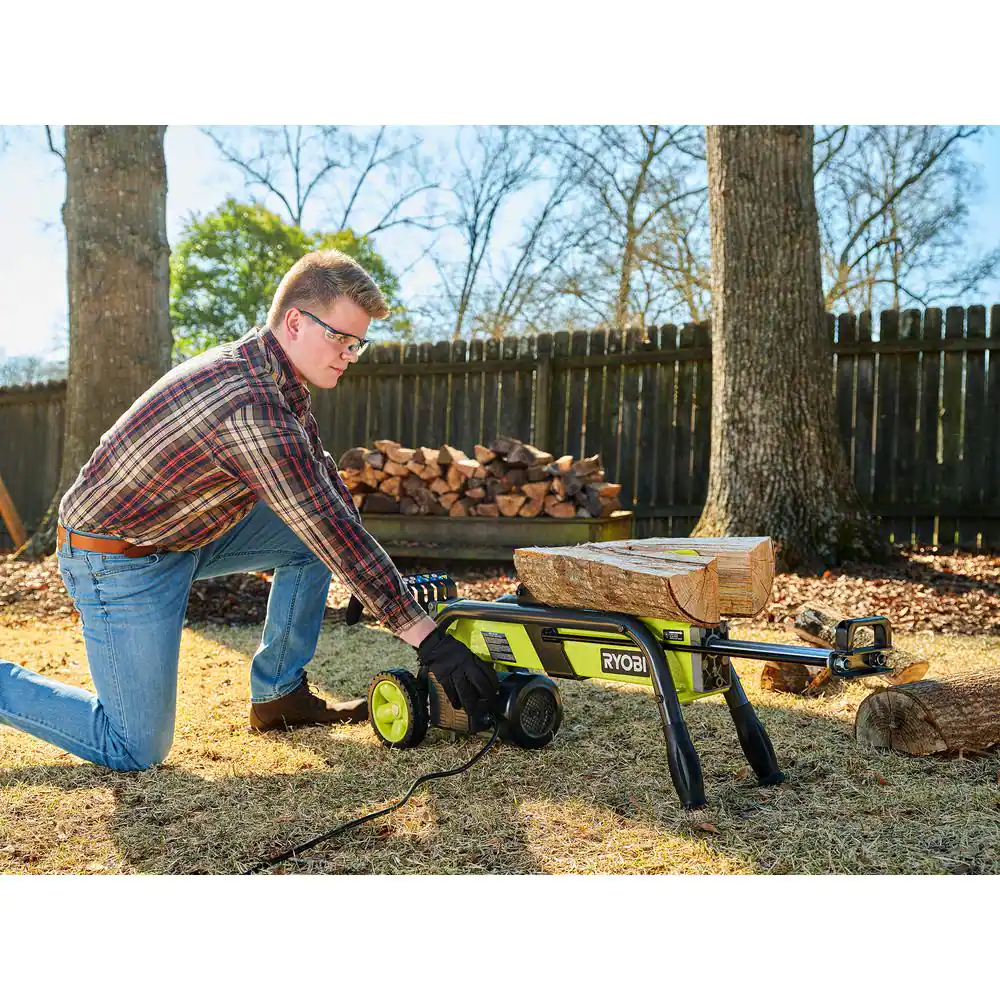 RYOBI RYAC490 5-Ton 15 Amp Electric Log Splitter