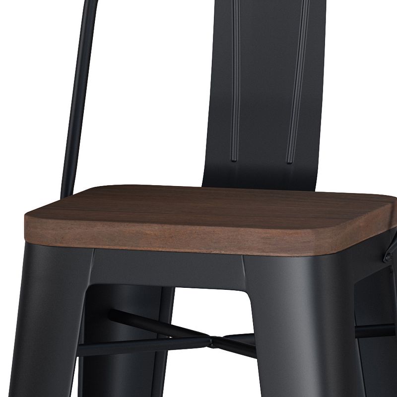 Simpli Home Rayne Bar Stool 2-piece Set