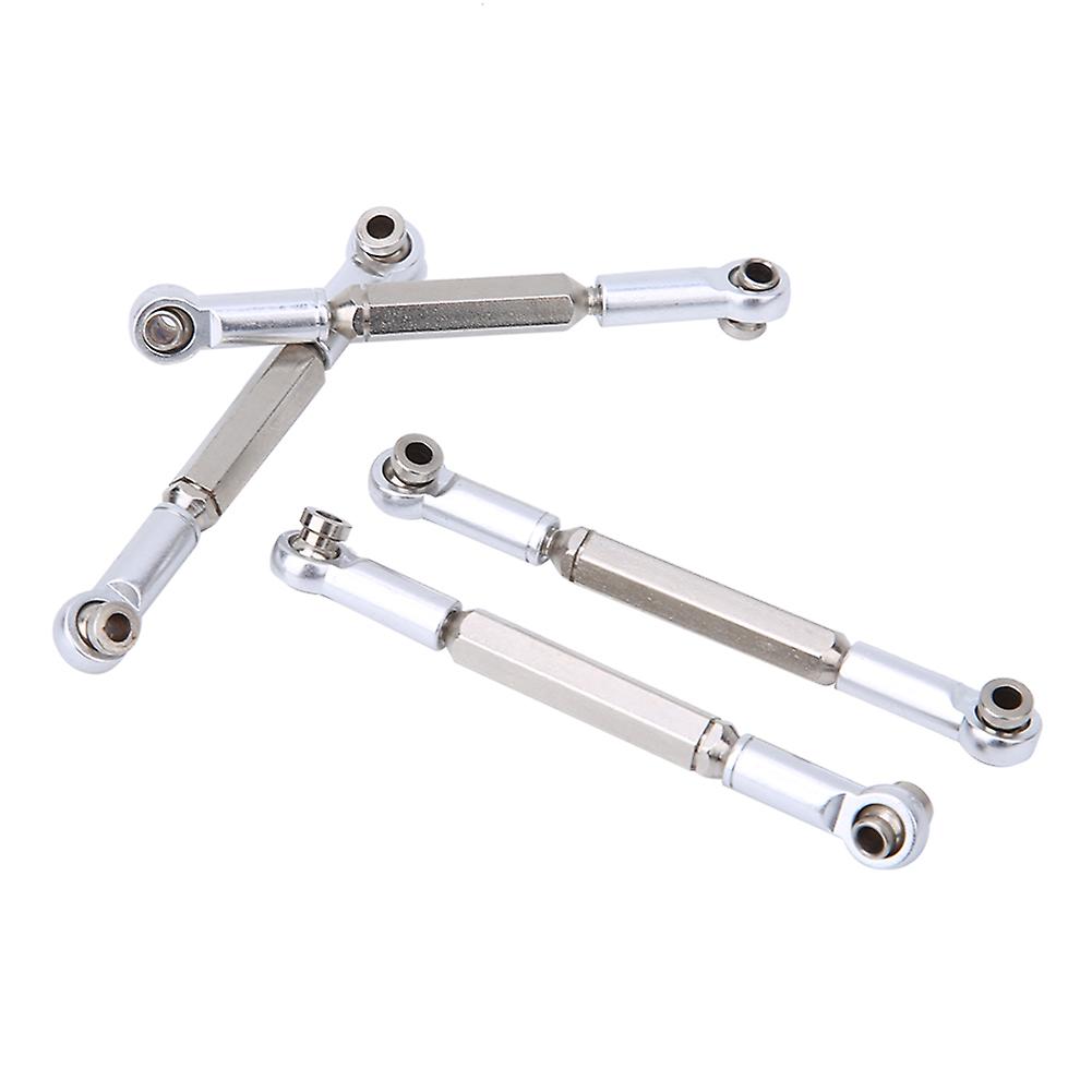 Metal Front And Rear Hex Tie Rod Fit For Mn-d90 Mn-99 Mn-91 Fj-45 Upgrade Accessoriessilver Mn-004s