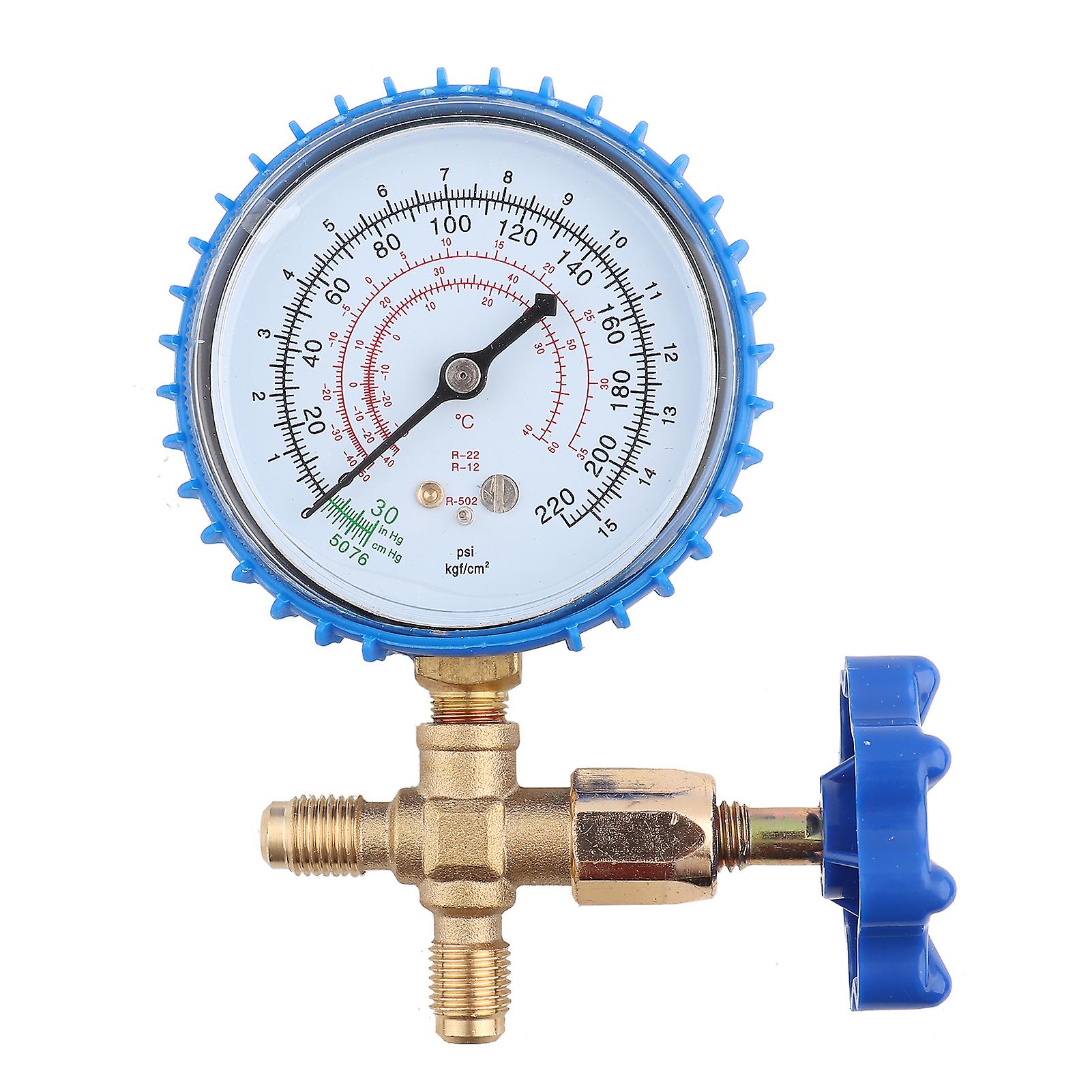 Air Conditioning Refrigerant Recharge Pressure Gauge Manometer Fit For R410a R22 R134a R404a