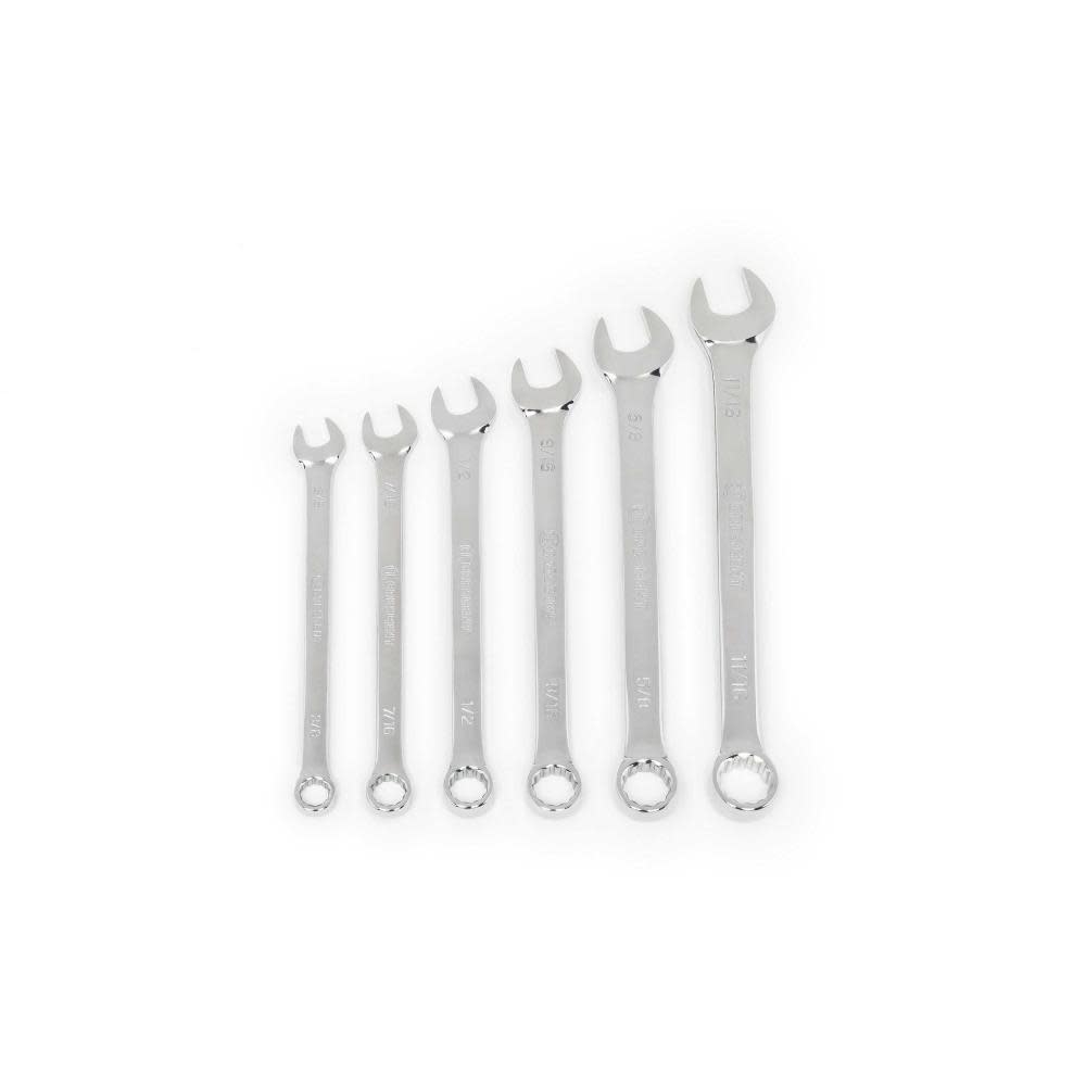 CRESCENT SAE Combination Wrench Set 12 Point 6pc