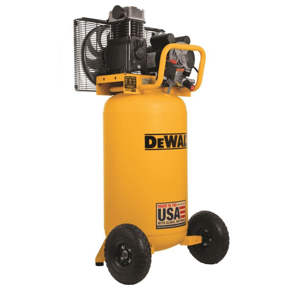 DEWALT 25 Gallon 200 PSI Portable Vertical Electric Air Compressor DXCM251 from DEWALT