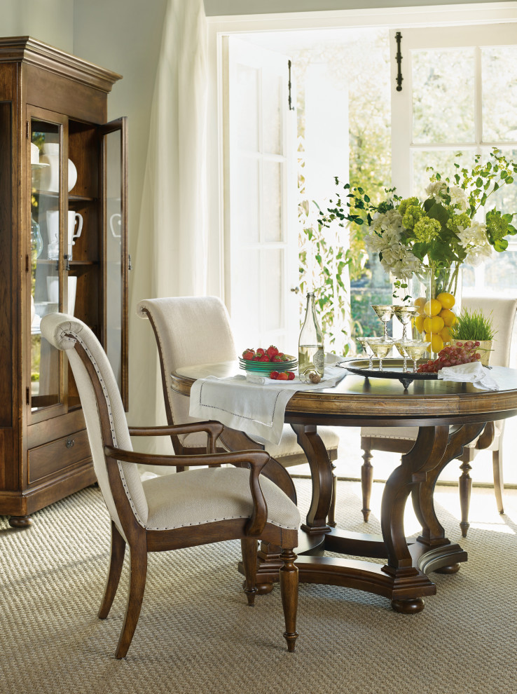 Archivist Upholstered Side Chair   Traditional   Dining Chairs   by Buildcom  Houzz