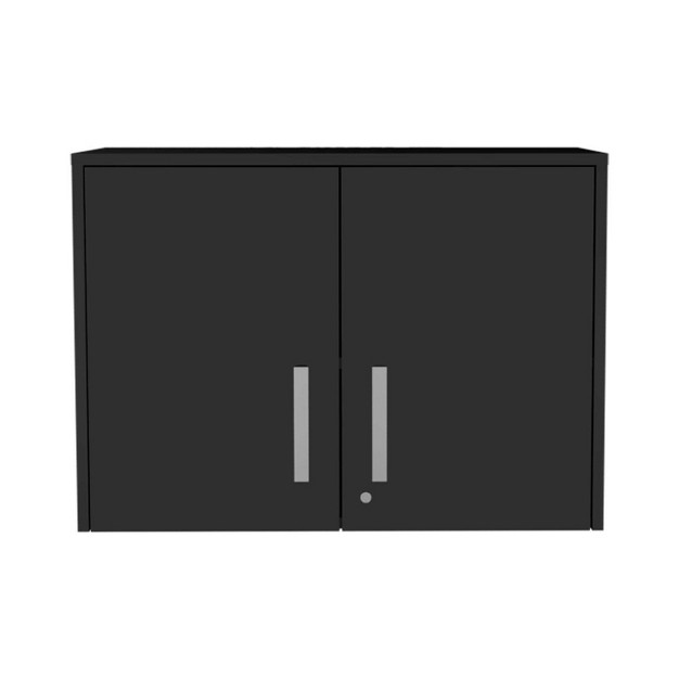 Yamagata Office Wall Cabinet Black Boahaus