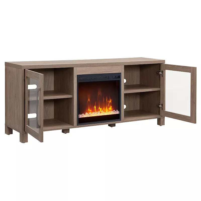 Finley and Sloane Quincy Electric Fireplace Rectangular TV Stand