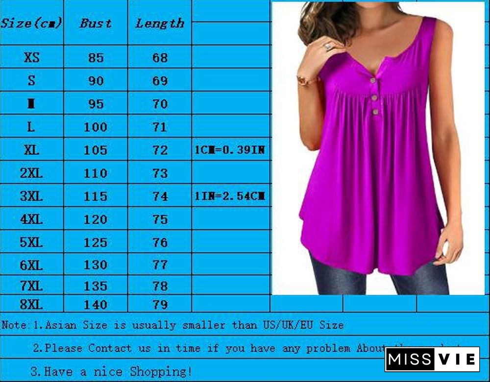 Fashion Women Clothes Spring Summer Casual Sleeveless Camisole Tops Solid Color Cotton Button-down Shirts Ladies Plus Size Loose Cami Tank Top Deep V-neck Halter Blouse