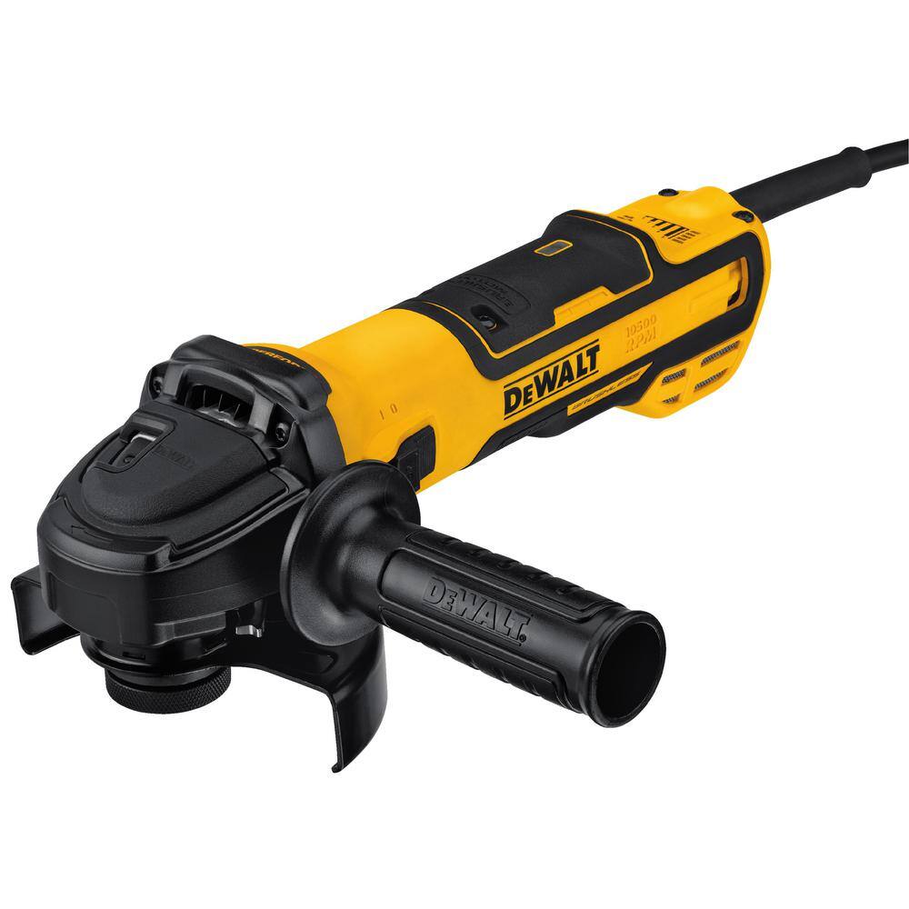 DW 13 Amp Corded 5 in. Brushless Angle Grinder with Slide Switch DWE43231VS