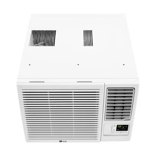 LG 18000 BTU 230208-Volt Window Air Conditioner LW1821HRSM Cools 1000 Sq. Ft. with Cool and Heat Wi-Fi Enabled LW1821HRSM