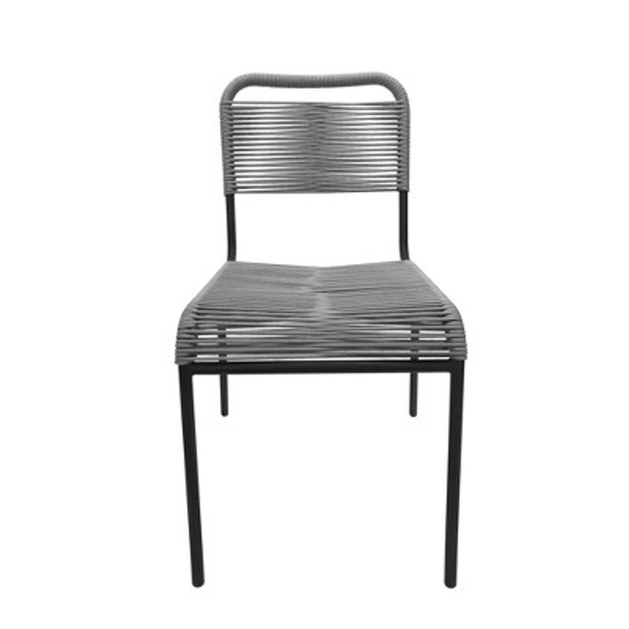 2pk Outdoor Dining Chairs - Gray - TK Classics