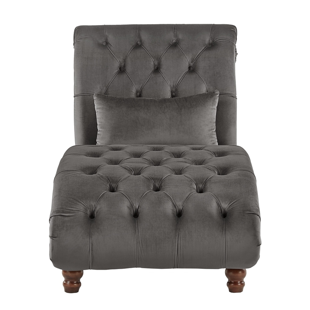 Knightsbridge Tufted Oversized Chaise Lounge by iNSPIRE Q Artisan