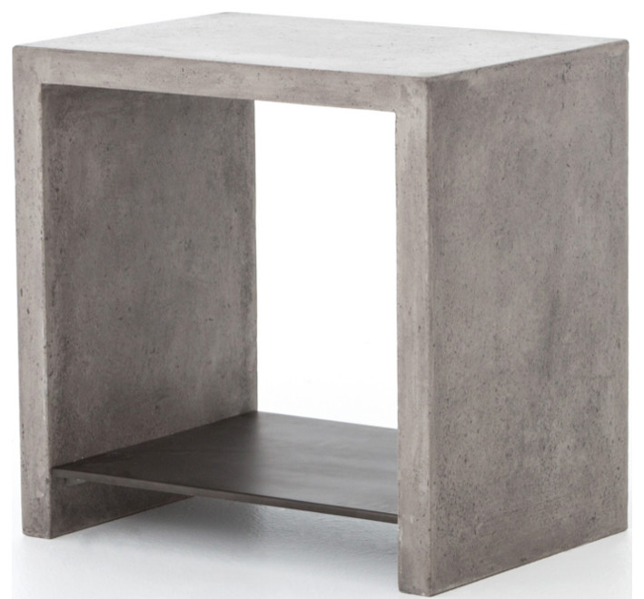 Heida End Table   Industrial   Side Tables And End Tables   by Marco Polo Imports  Houzz