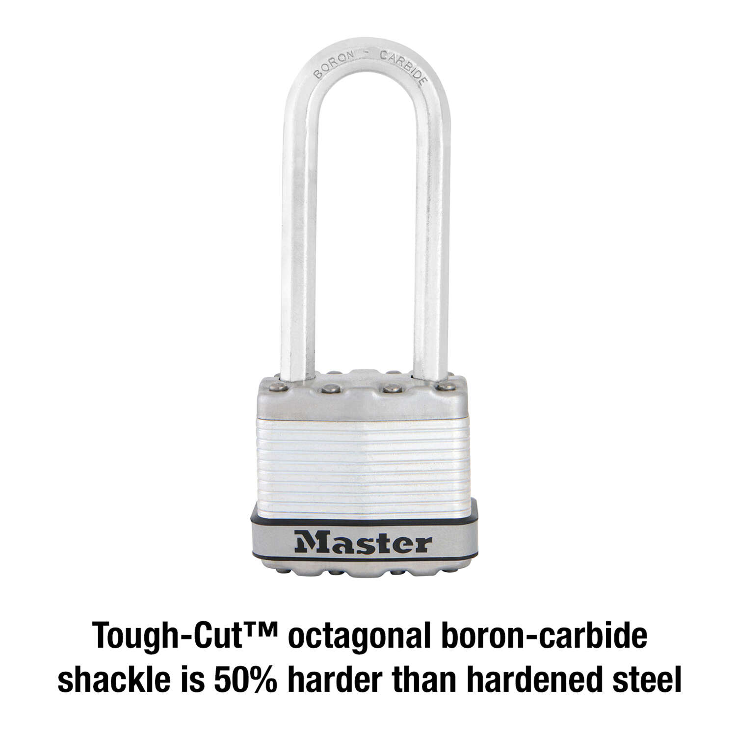 Master Lock 1-9/16 in. H X 11/16 in. W X 1-3/4 in. L Steel Dual Ball Bearing Locking Padlock Keyed A