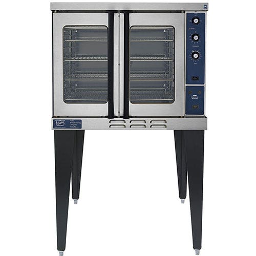 Duke E101-G Gas Convection Oven - Economy Series Single Stack， LP Gas