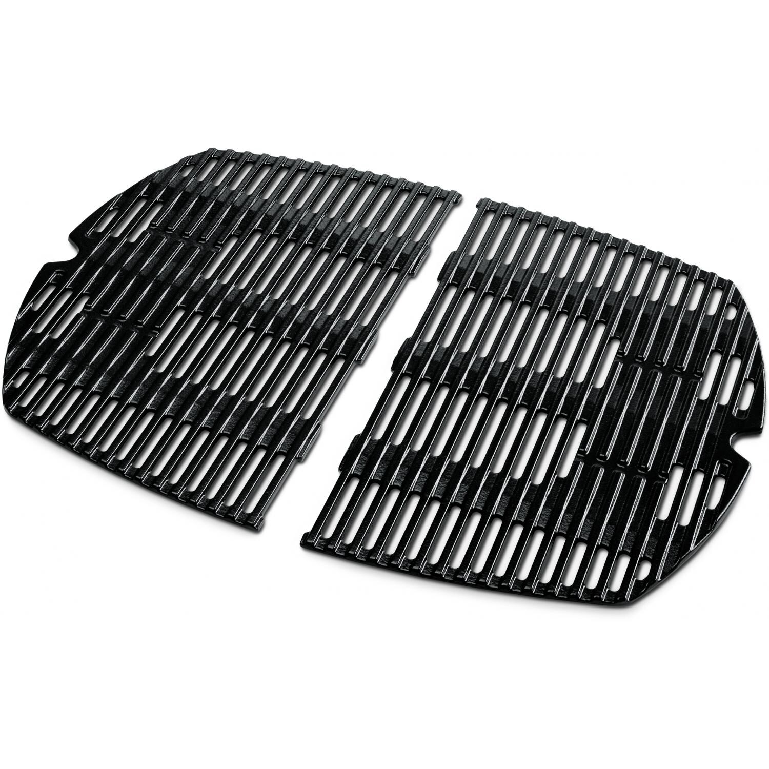 Weber 7646 Porcelain-Enamel Cast-Iron Cooking Grates For Q 300 and 3000 Series Gas Grills