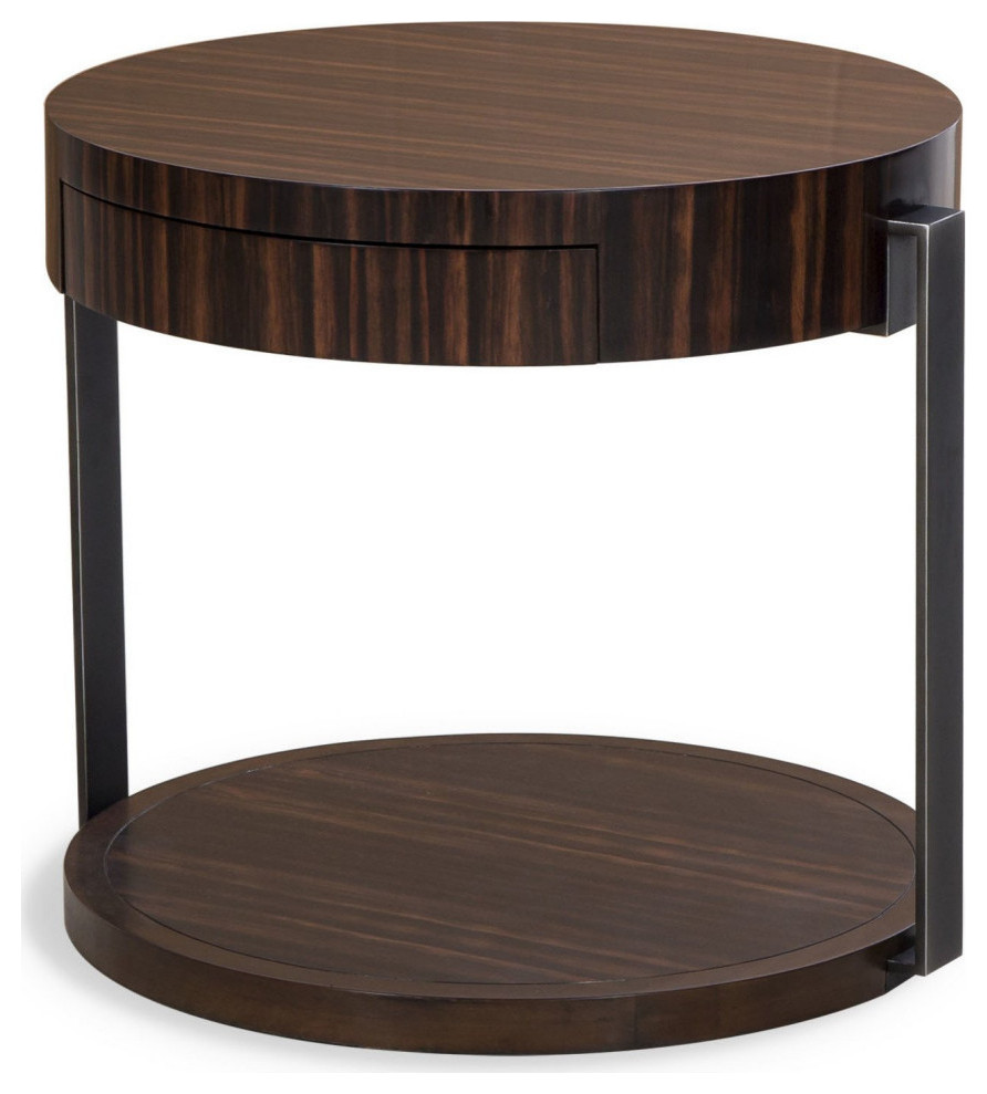 Thanos Side Table   Transitional   Side Tables And End Tables   by Rustic Home Furniture Deco  Houzz