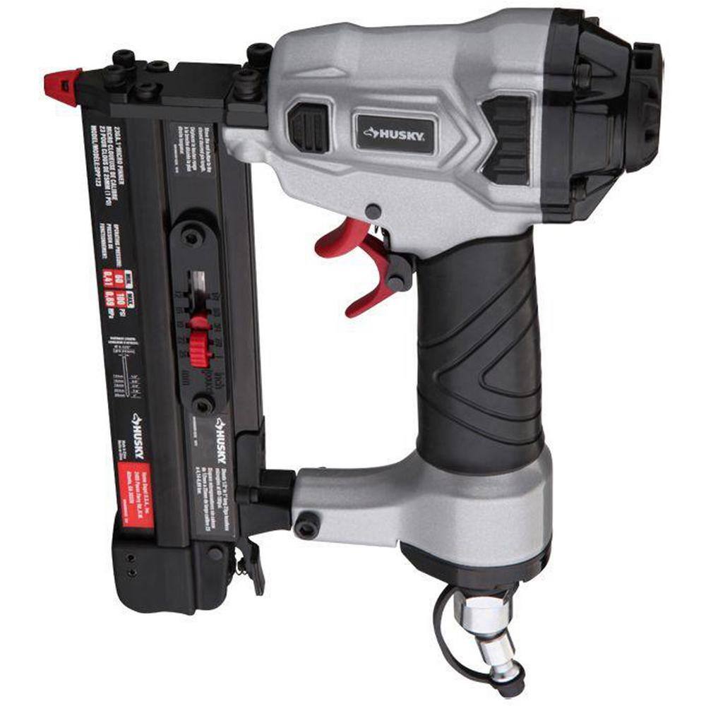 Husky Pneumatic 23-Gauge 1 in. Headless Pin Nailer DPP123