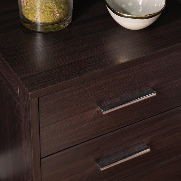 SEI Furniture Narva Mid-century Modern Storage Nightstand - - 25446841