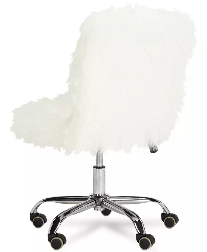 Safavieh Hanna Faux Fur Office Chair