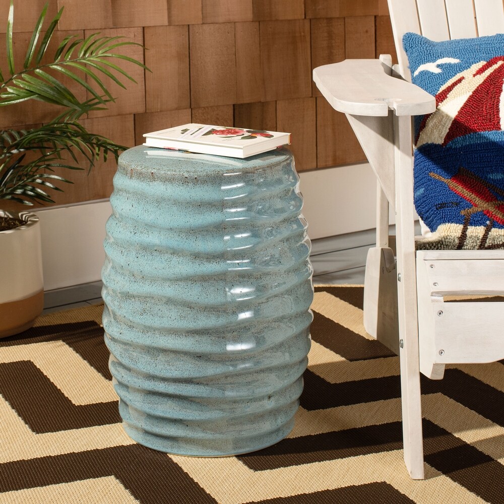 SAFAVIEH Kita Indoor / Outdoor Ceramic Decorative Garden Stool