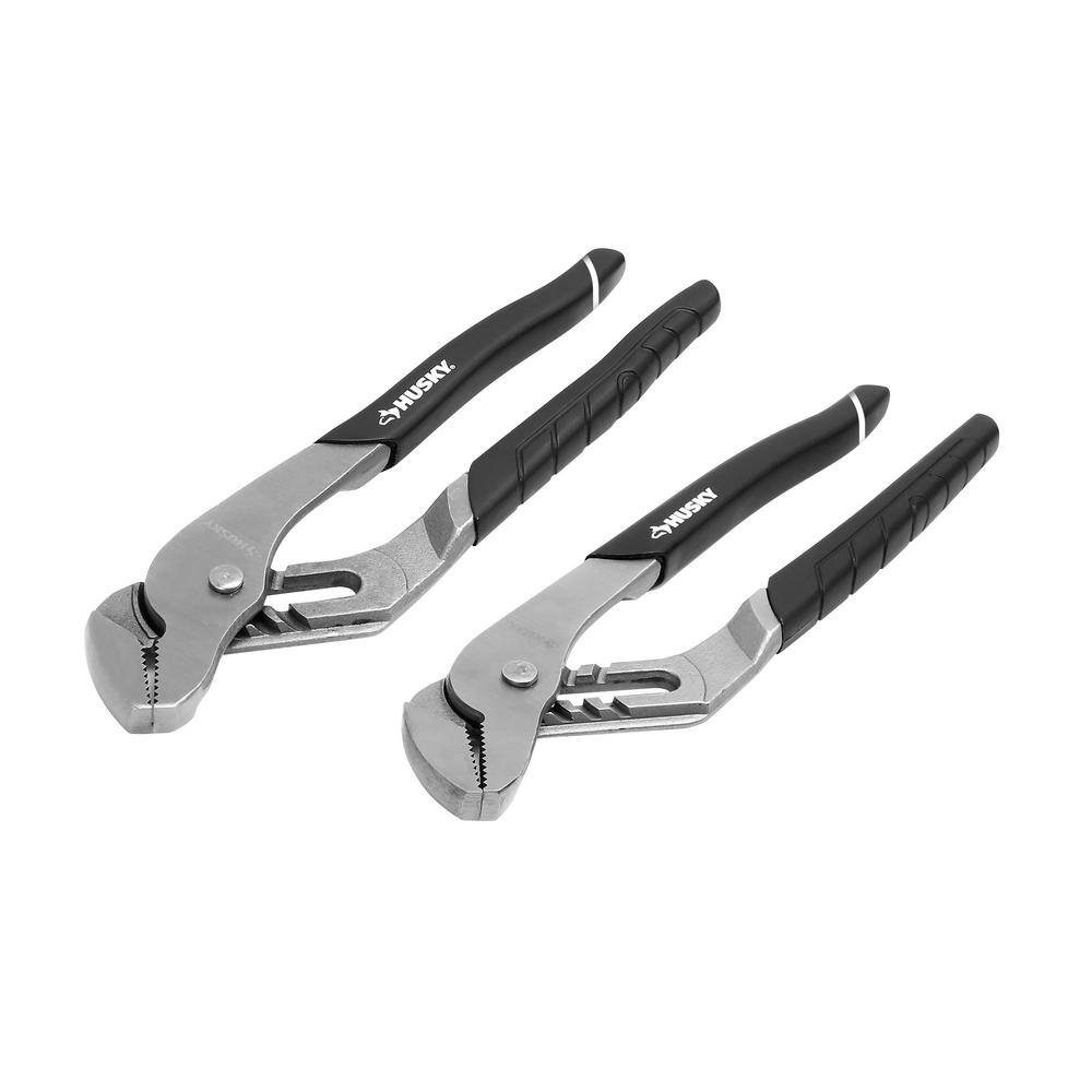 Husky Groove Joint Pliers Set (2-Piece) 90357