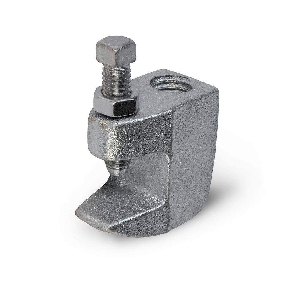 The Plumber's Choice Junior Beam Clamp for 12 in. Threaded Rod in Electro Galvanized Steel 12CLBSGE