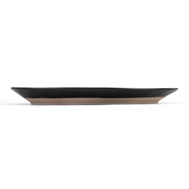 Demdaco Black Gather x27 round Platter