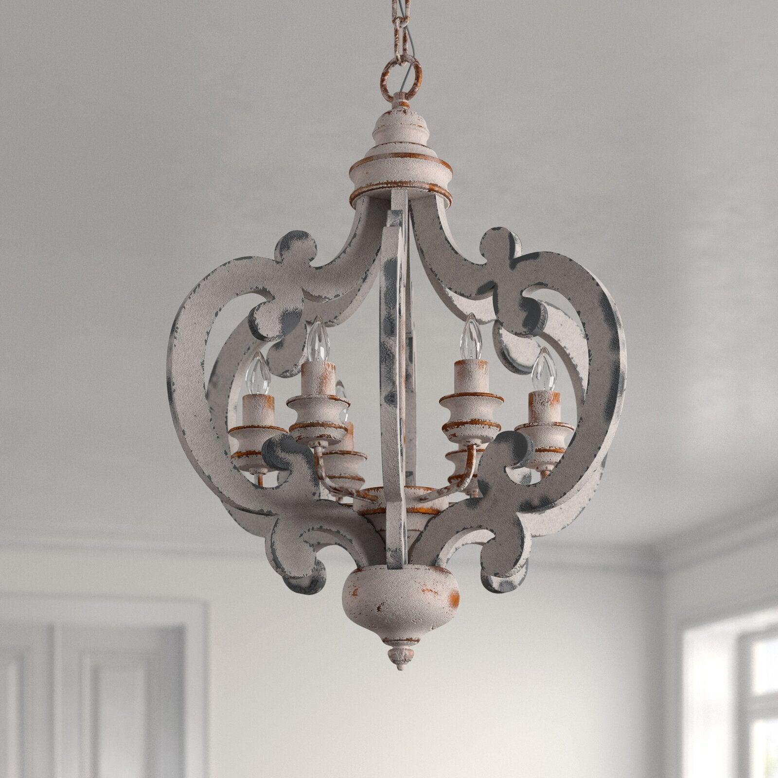 Antique White Style Chandelier