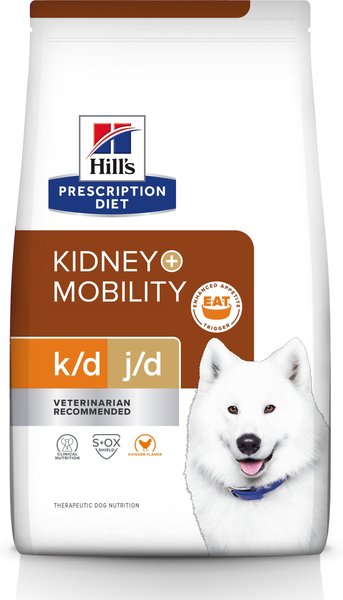 Hill's Prescription Diet k/d + Mobility Kidney Care + Mobility with Chicken Dry Dog Food