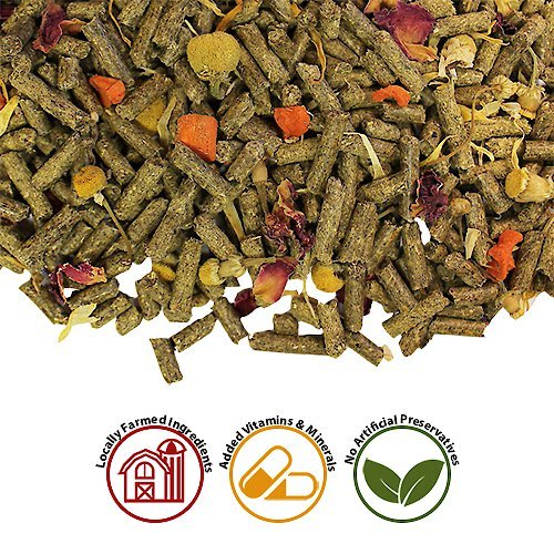 Exotic Nutrition Pasture Plus+ Adult Rabbit Food， 5-lb bag