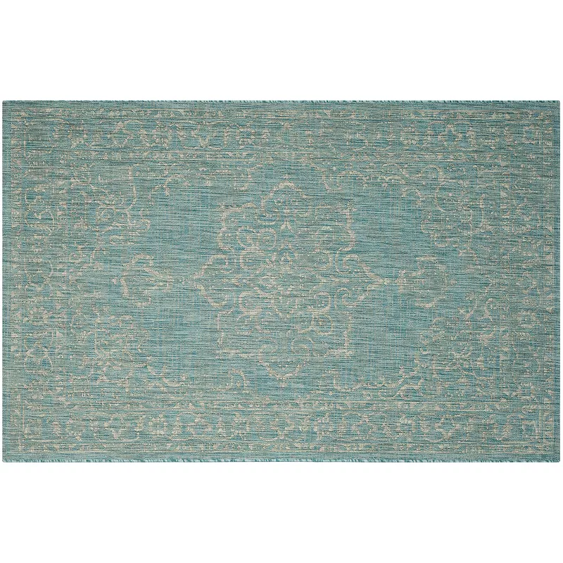 Safavieh Courtyard Ellsworth Framed Medallion Indoor Outdoor Rug