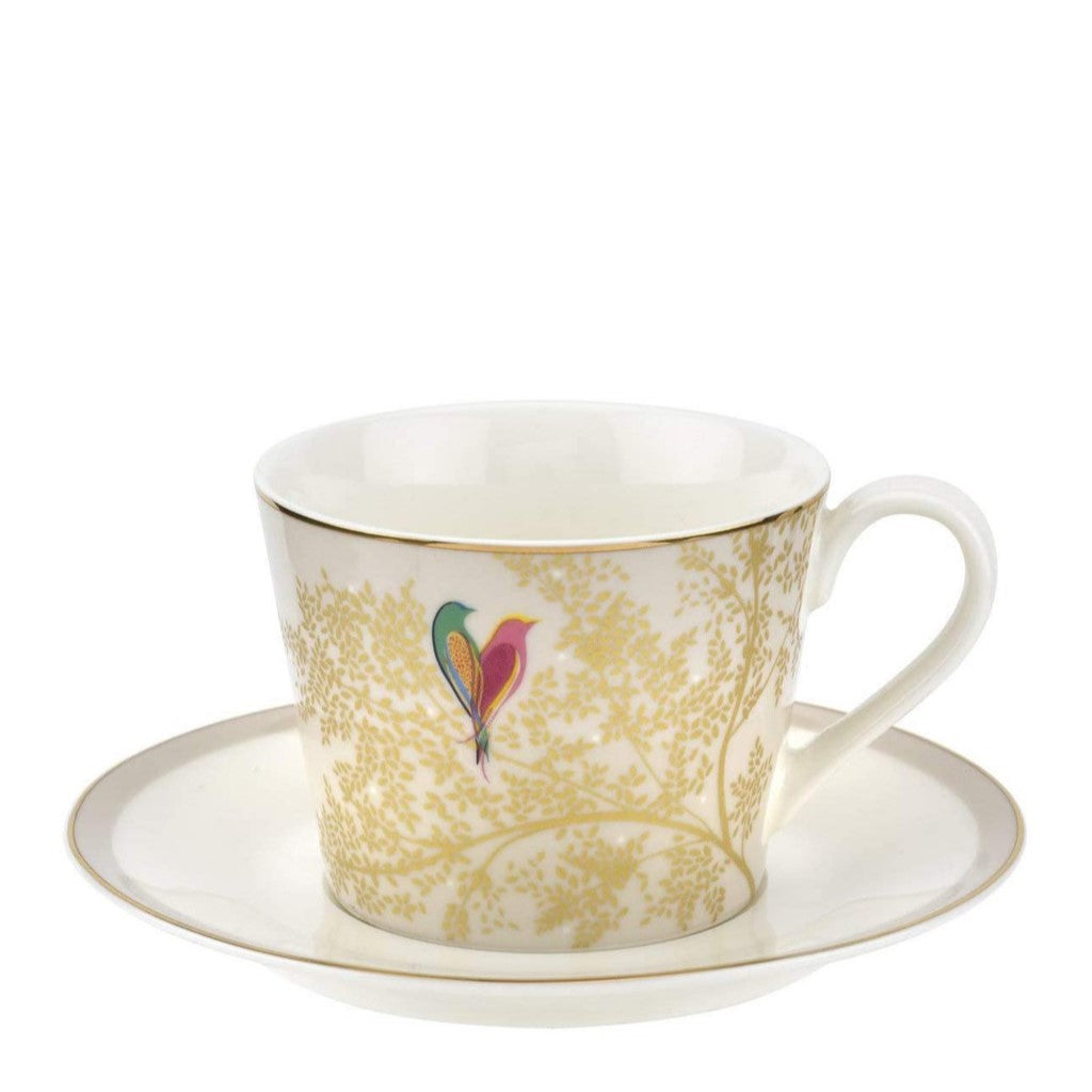 Chelsea Tea Cup & Saucer Light Grey