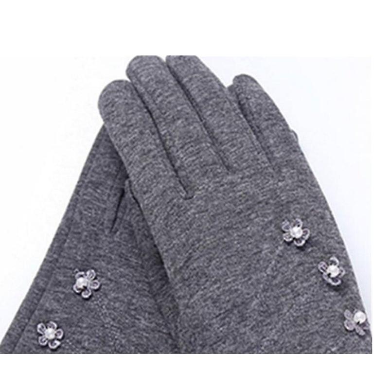 Women's Fashion Warm Winter Thick Gloves With Button