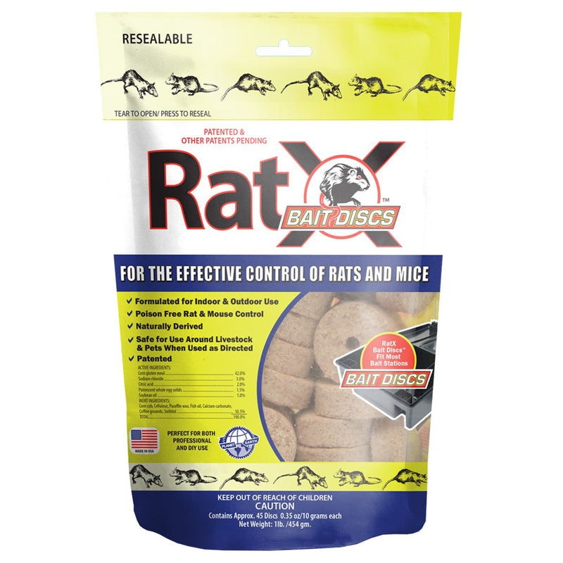 RATX BAIT DISCS 1LB 45CT