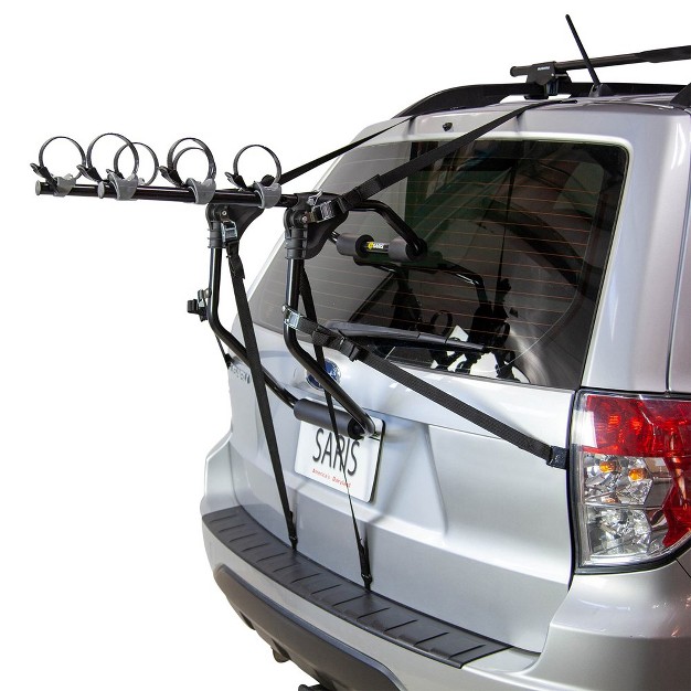 Saris Guardian Car And Suv x27 s Trunk Bike Rack Bike Cargo Rack 3 Bikes