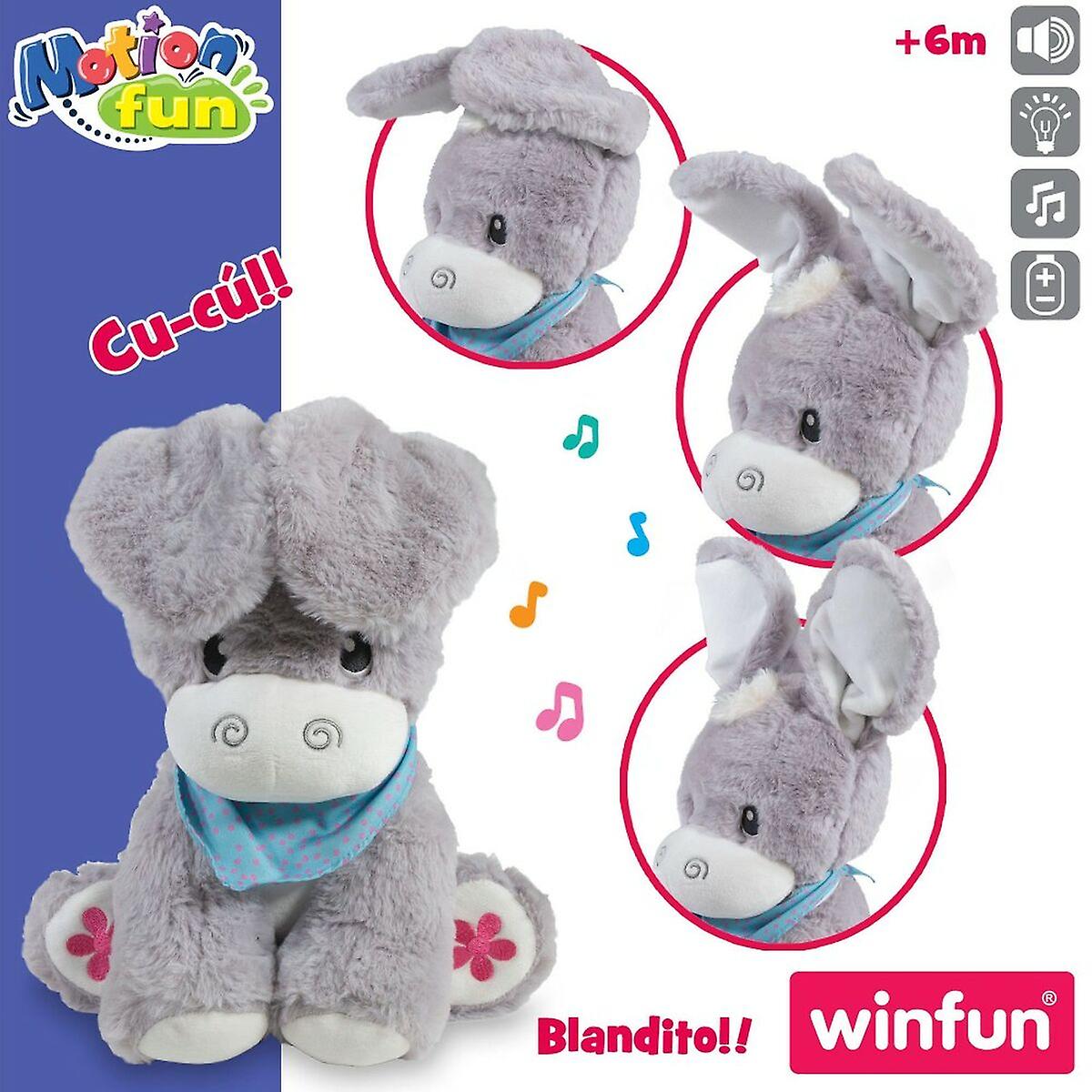 Baby toy Winfun PEEKABOO Donkey 22 x 35 x 19，5 cm (2 Units)