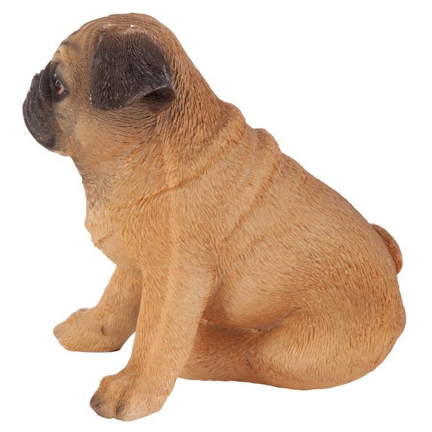 Design Toscano Pug Puppy Partner Collectible Dog Statue