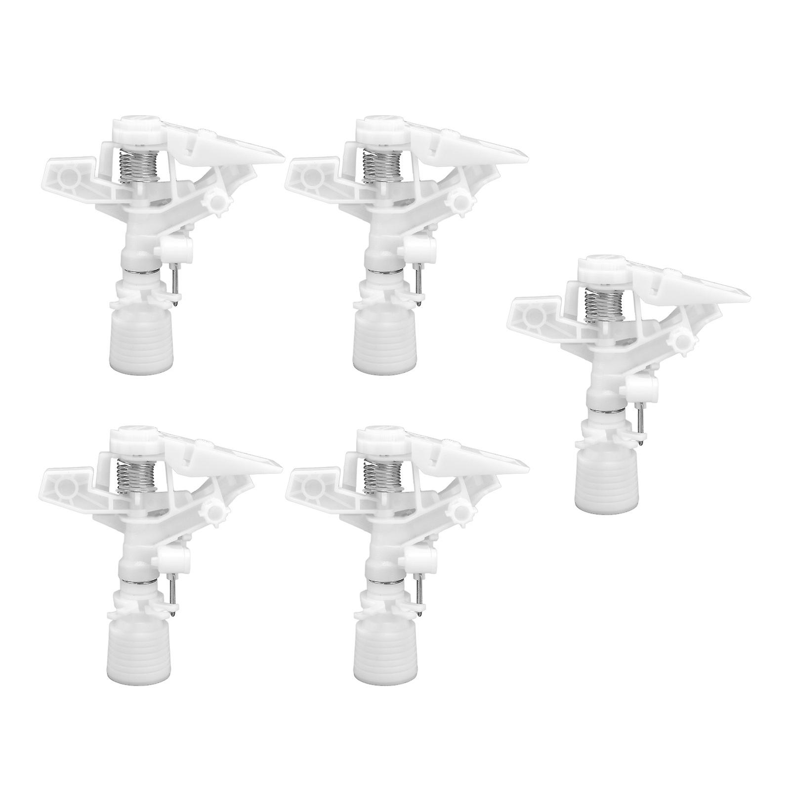 5pcs Rocker Irrigation Sprinkler G3/4 Female Thread Controllable Angle 360 Rocker Sprinkler For Gardening Irrigation