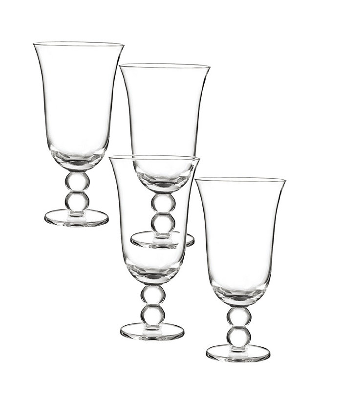 Qualia Glass Orbit Iced Tea Glasses Set Of 4