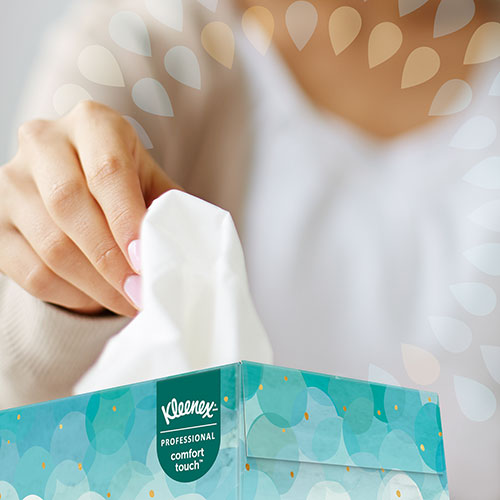 Kimberly-Clark Kleenex Professional Facial Tissue for Business (21400) | Flat Tissue Boxes， 36 Boxes