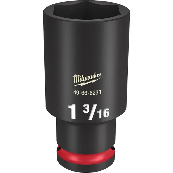 Milwaukee 1/2 Drive 1-3/16 Deep 6 Point Socket